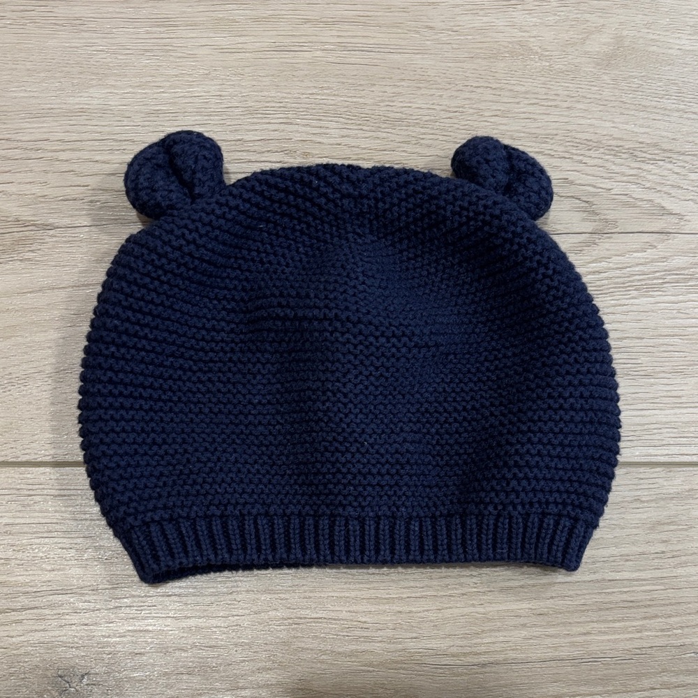 🟡 GAP Dark Blue Kids Beanie with Bear Ears